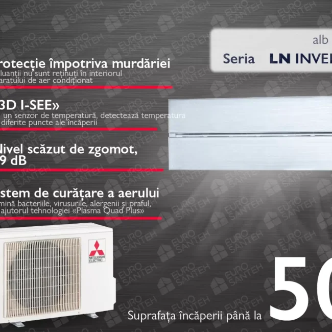 Conditioner EXTRA PREMIUM Mitsubishi Electric MSZ-LN50VG2V MUZ-LN50VG2 (alb-perlat)