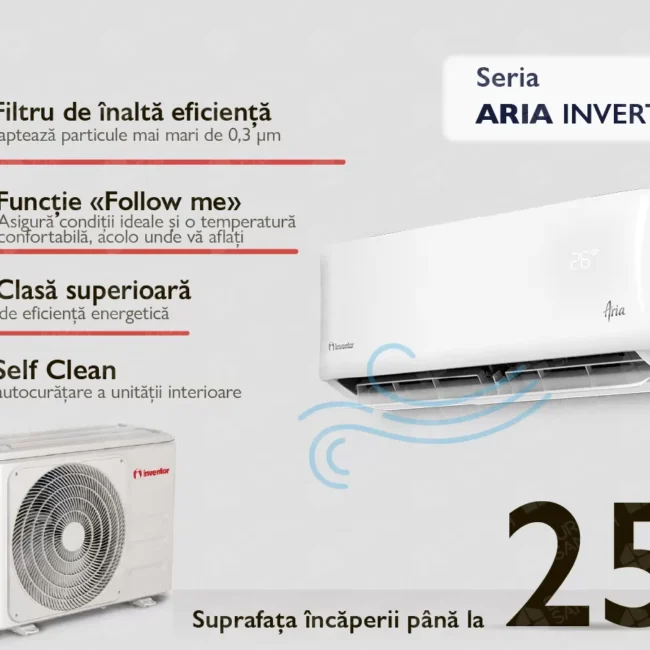 Conditioner INVENTOR ARIA Inverter AR5VI-09WFR / AR5VO-09 9000 BTU