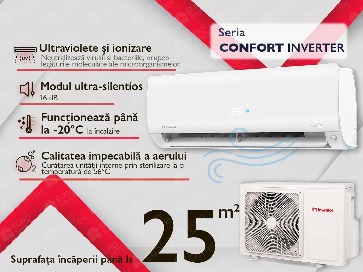 Conditioner INVENTOR CONFORT Inverter MFVI32-09WFI /MFVO32-09 9000 BTU