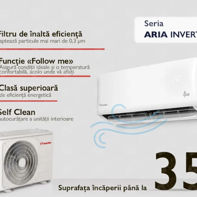 Conditioner INVENTOR ARIA Inverter AR5VI-12WFR / AR5VO-12 12000 BTU