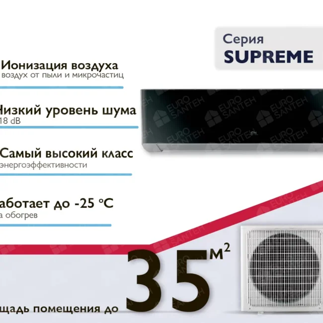 Conditioner Сooper Hunter Supreme Inverter CH-S12FTXAM2S-BL