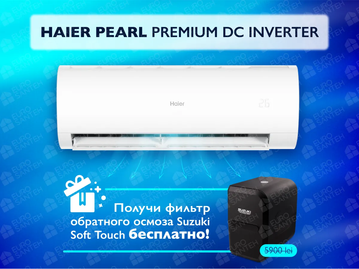 Conditioner HAIER PEARL Premium DC Inverter R32 AS50PDPHRA-PRE-1U50MEGFRA-H (Încălzire pana la - 25°C)