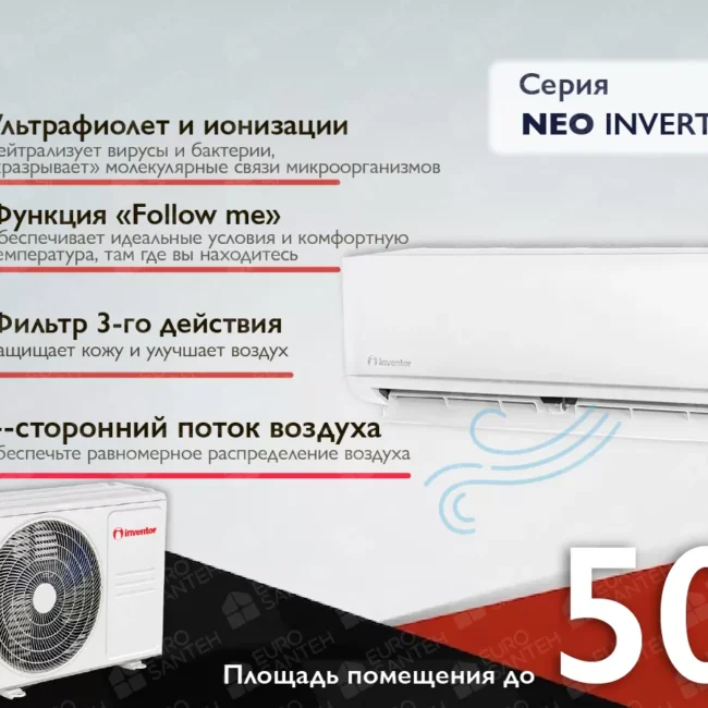 Conditioner INVENTOR NEO Inverter NUVI-18WF/NUVO-18 18000 BTU