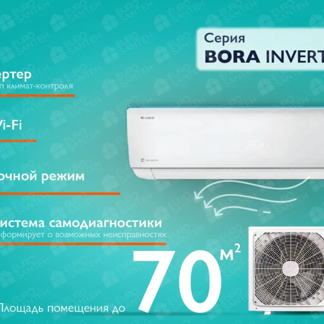 Conditioner GREE BORA R32 Inverter GWH24AAD-24000 BTU