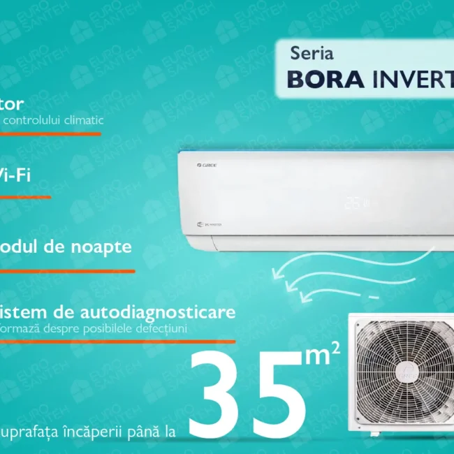 Conditioner GREE BORA R32 Inverter GWH12AAB-12000 BTU